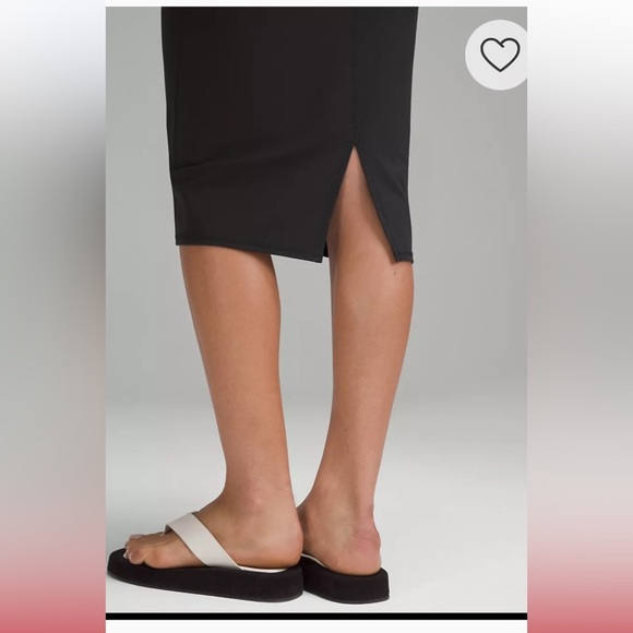 Lululemon Women's Nulu Slim Fit High Rise Black Skirt Size 6 Excellent Condition - Picture 5 of 9